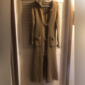 Moda International Long Cable Sweater